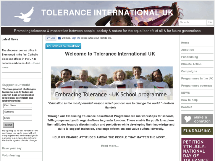 www.toleranceinternational.org.uk
