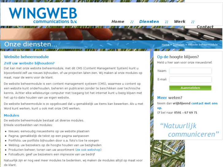 www.website-beheermodule.nl