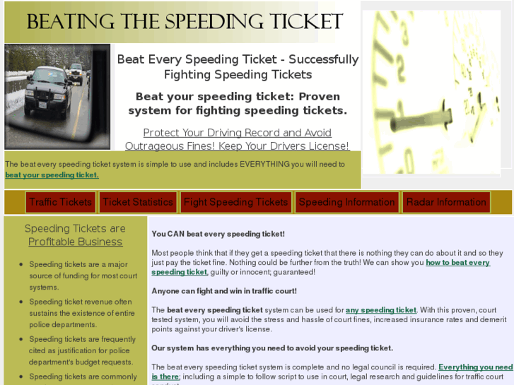 www.beatingspeedingticket.com