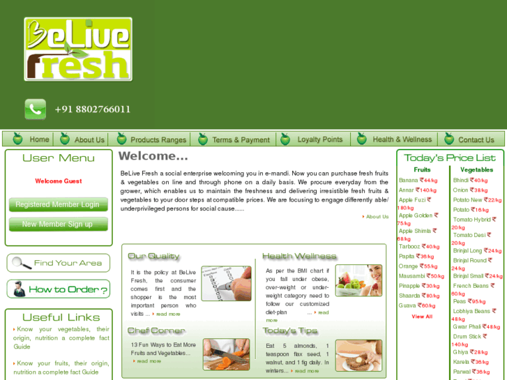 www.belivefresh.com