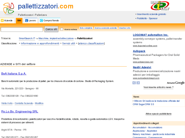 www.pallettizzatori.com