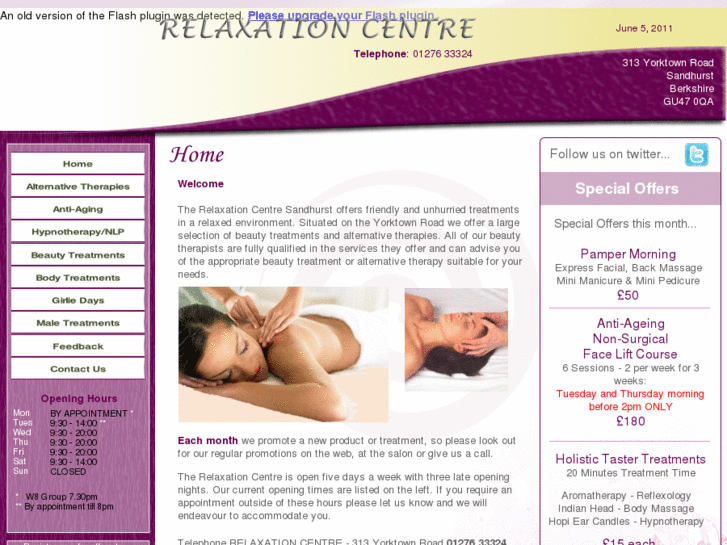 www.relaxationcentresandhurst.co.uk