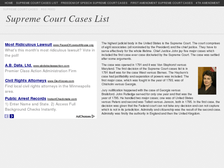 www.supremecourtcaseslist.com