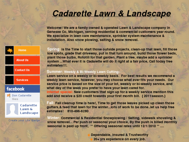 www.cadarettelawn.com