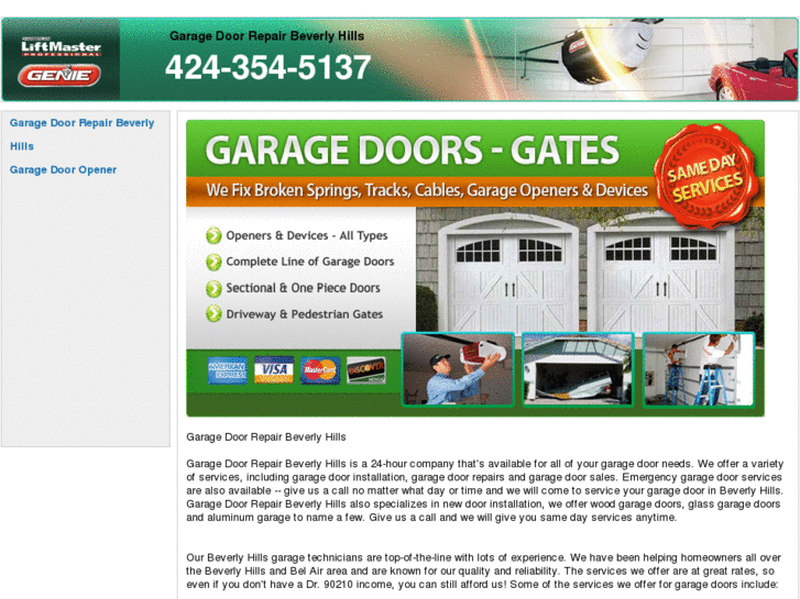 www.garagedoorrepairbeverlyhills.com