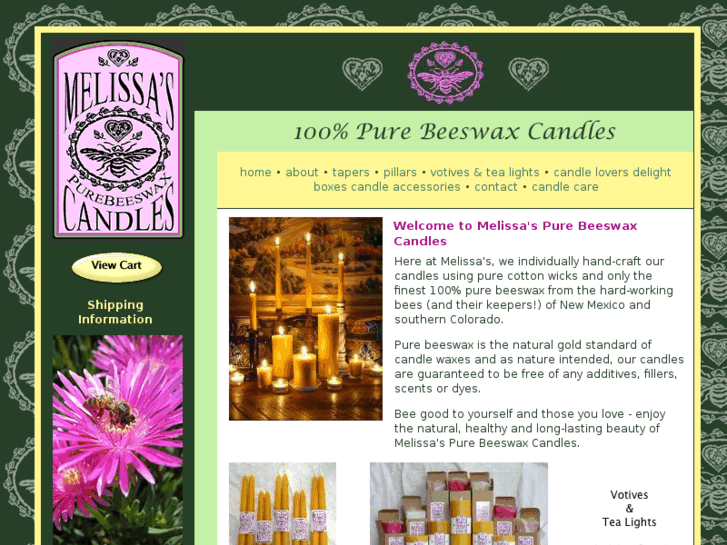 www.melissas-candles.com