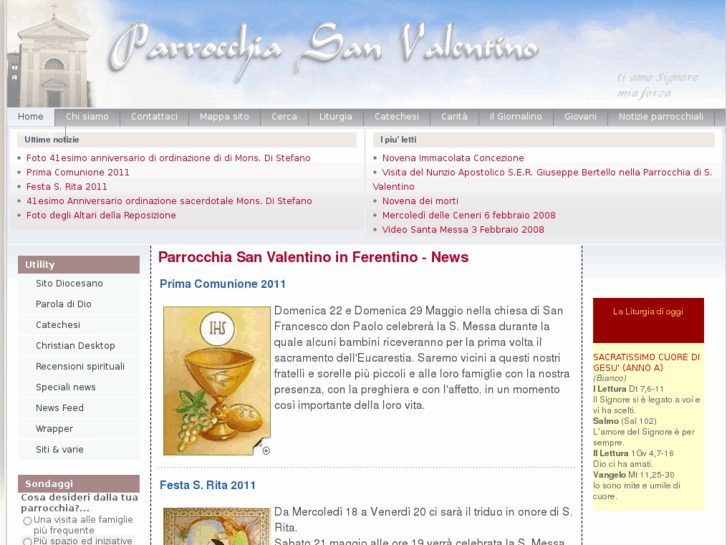 www.parrocchiasanvalentino.com