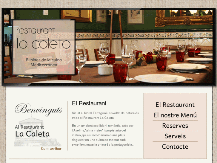 www.restaurantlacaleta.es