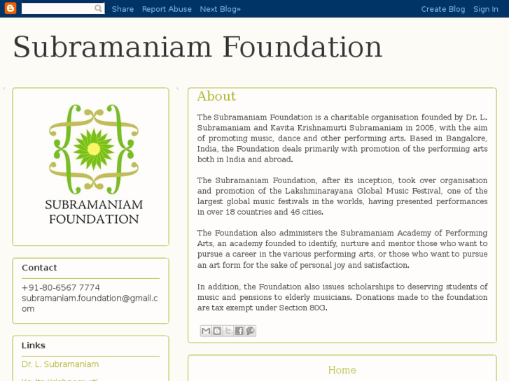 www.subramaniamfoundation.com