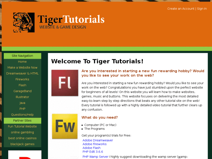 www.tigertutorials.com