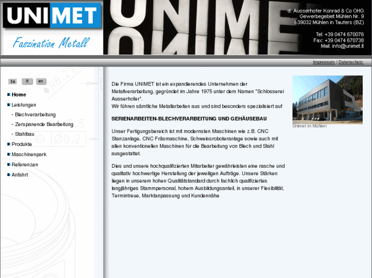 www.unimet.it