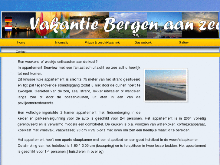 www.vakantiebergenaanzee.nl