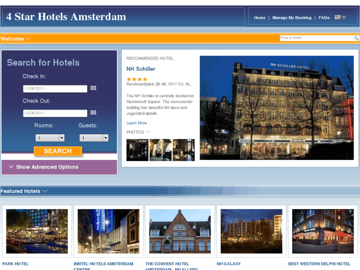 www.4starhotelsamsterdam.com