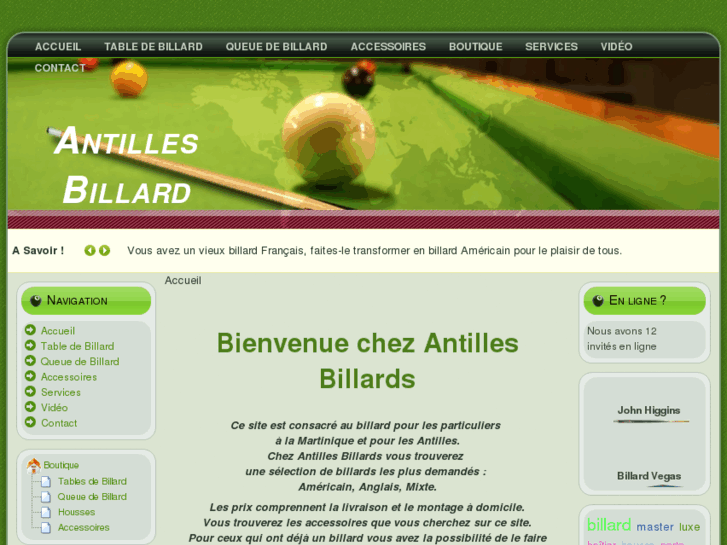 www.antillesbillards.com