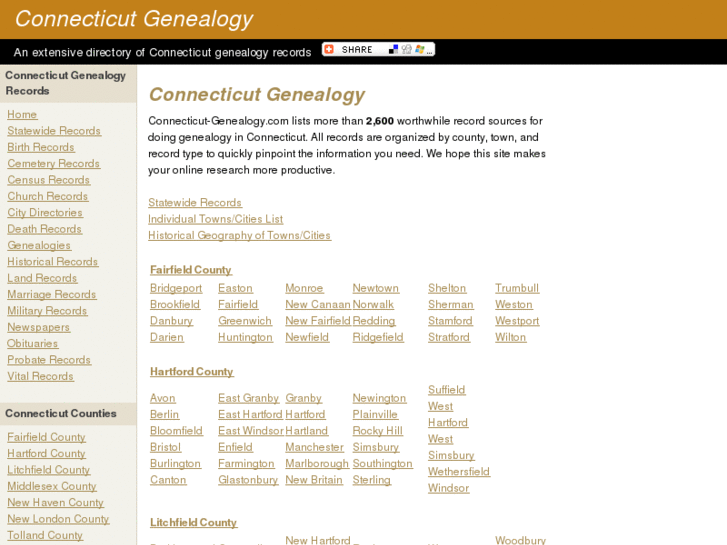 www.connecticut-genealogy.com