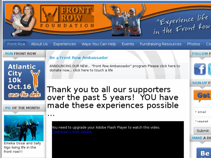www.frontrowfoundation.com