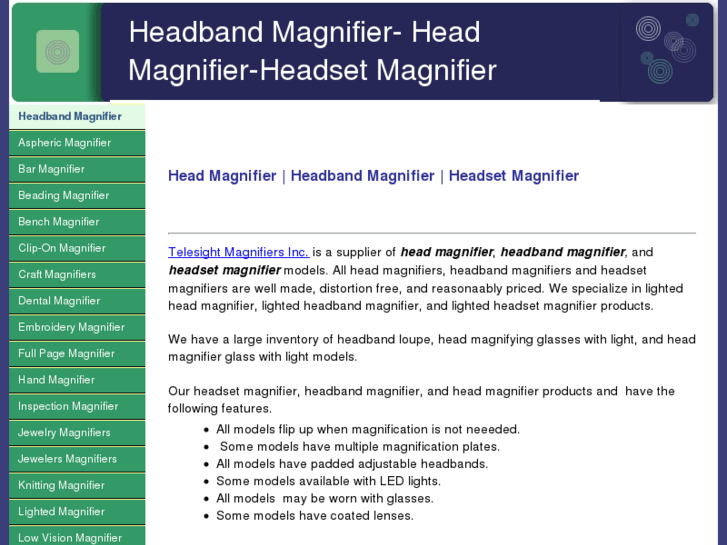 www.headbandmagnifier.net