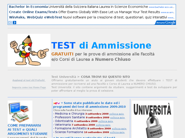 www.ammissionetest.com