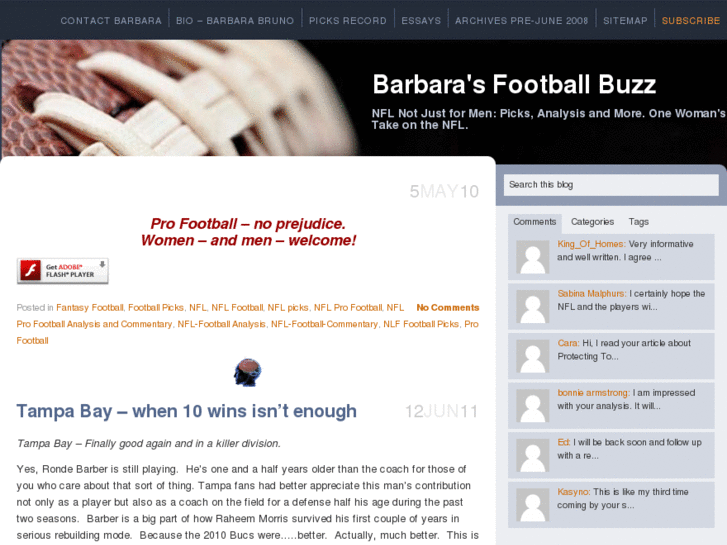 www.barbaras-football-buzz.com