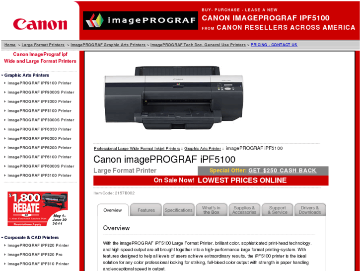 www.canonimageprografipf5100.com