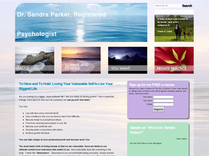 www.drsandraparker.net