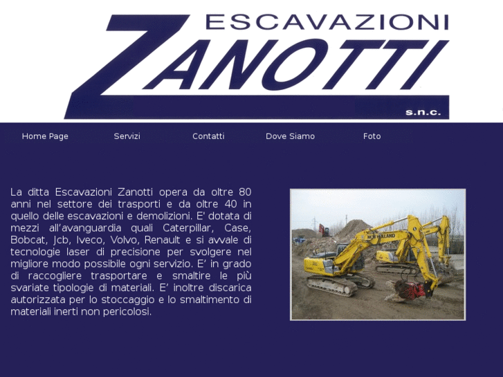 www.escavazionizanotti.com