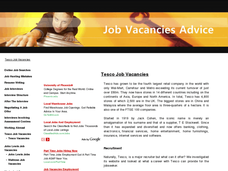 www.jobvacanciesadvice.co.uk