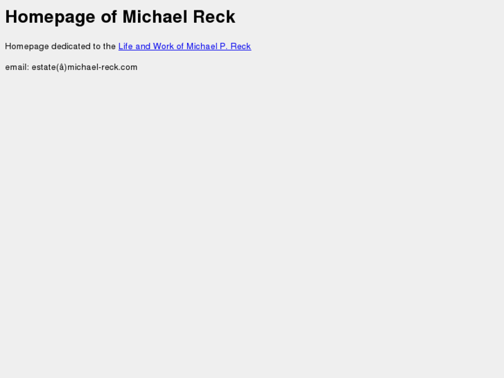 www.michael-reck.com