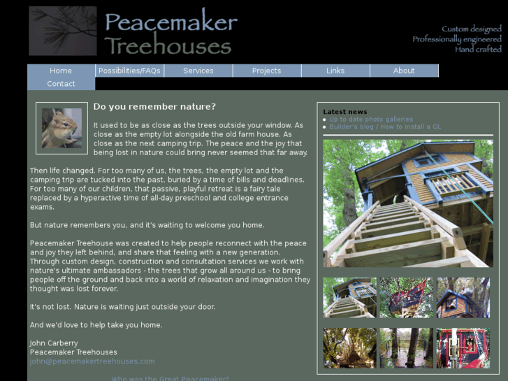 www.peacemakertreehouses.com