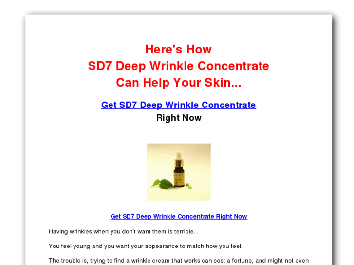 www.sd7deepwrinkleconcentrate.com