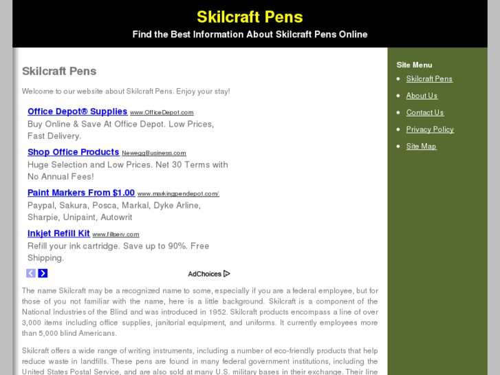 www.skilcraftpens.net