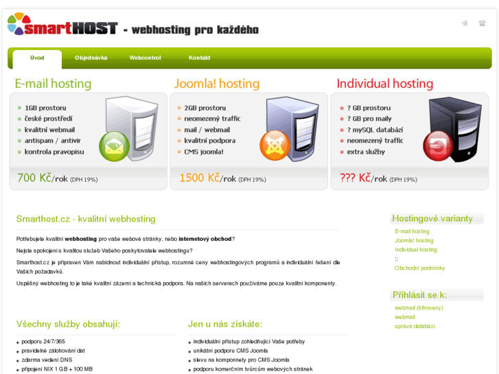 www.smarthost.cz