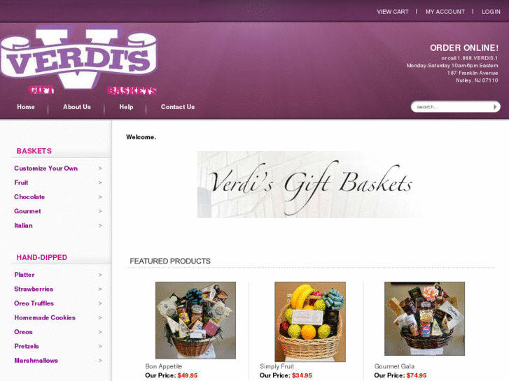 www.verdisbaskets.com