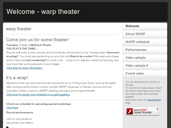 www.warptheater.org