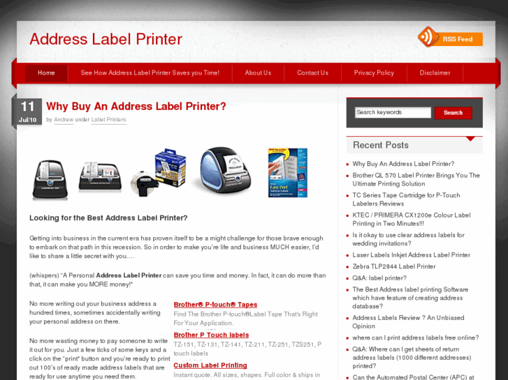 www.addresslabelprinter.net