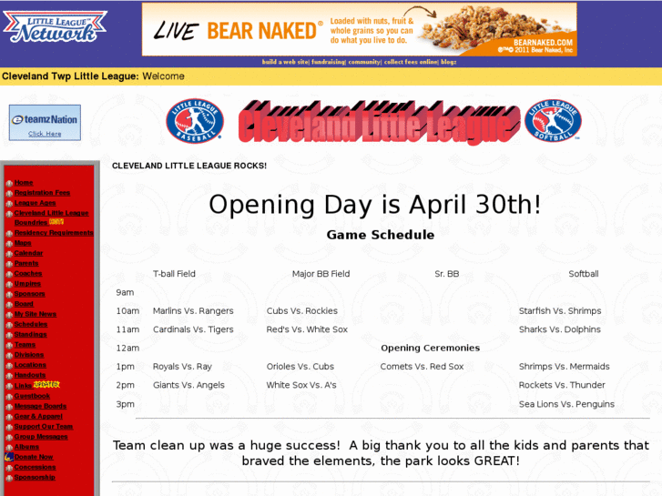 www.clevelandlittleleague.org