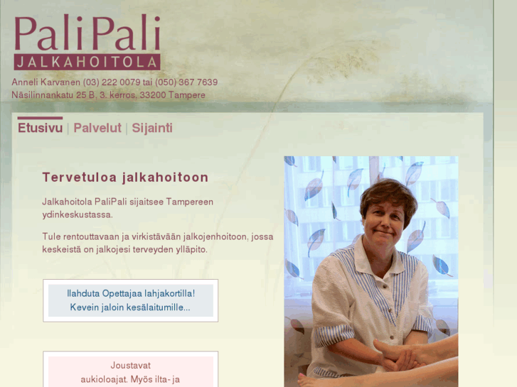 www.jalkahoitola.net