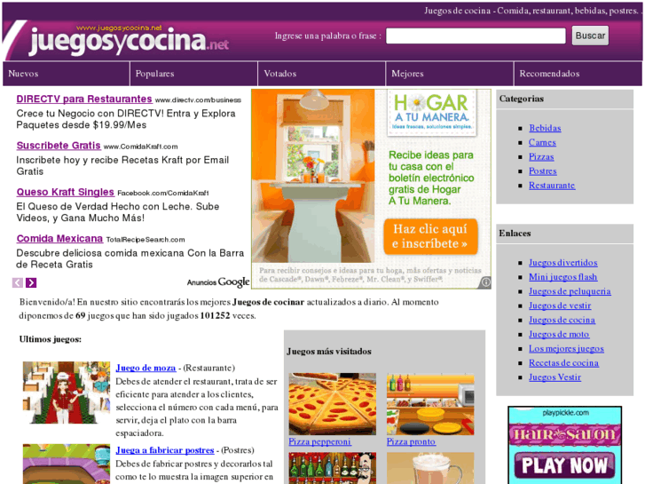 www.juegosycocina.net