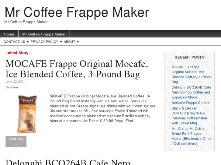 www.mrcoffeefrappemaker.net