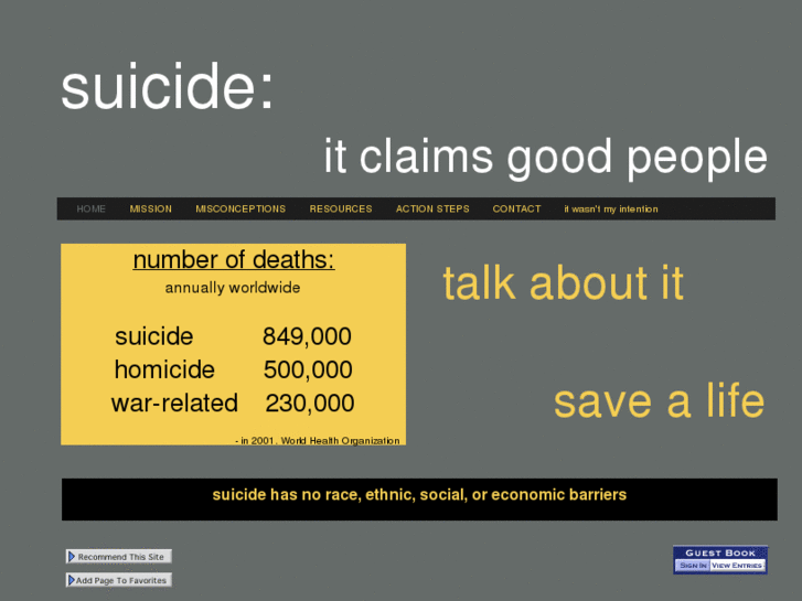 www.suicideclaimsgoodpeople.org