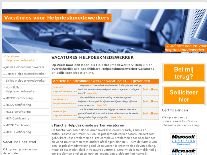 www.vacatureshelpdeskmedewerker.com