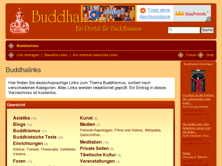 www.buddhalinks.de