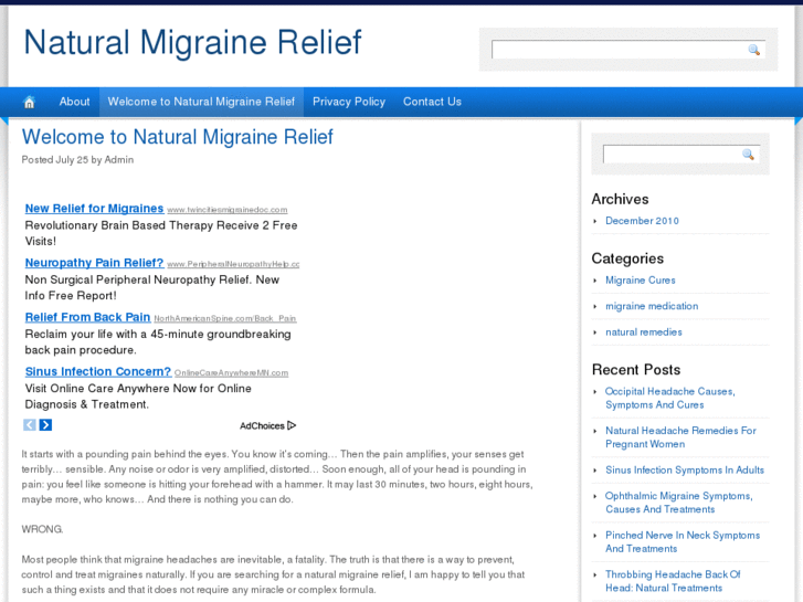 www.naturalmigrainerelief.org