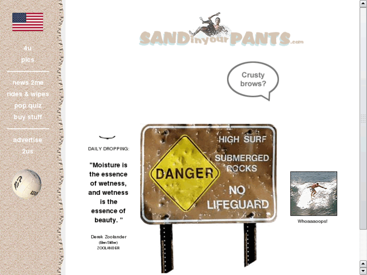 www.sandinyourpants.com