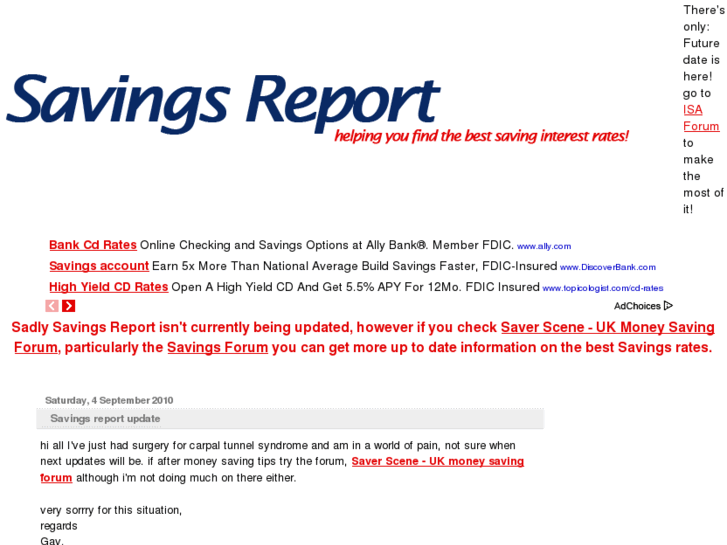 www.savingsreport.co.uk