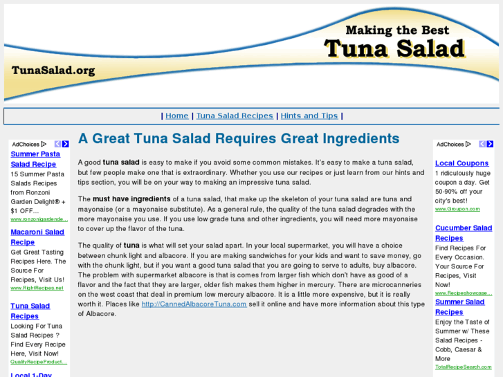 www.tunasalad.org