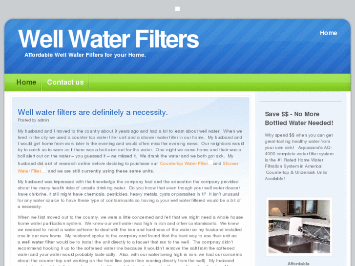 www.wellwaterfilter.org