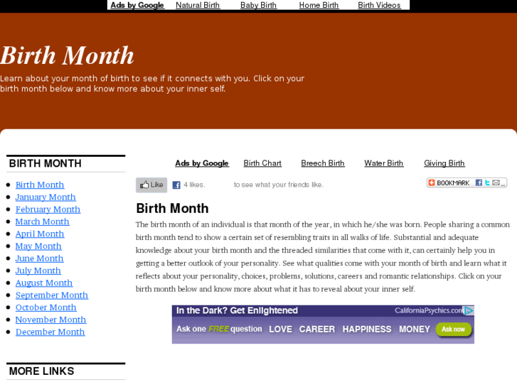 www.birthmonth.net