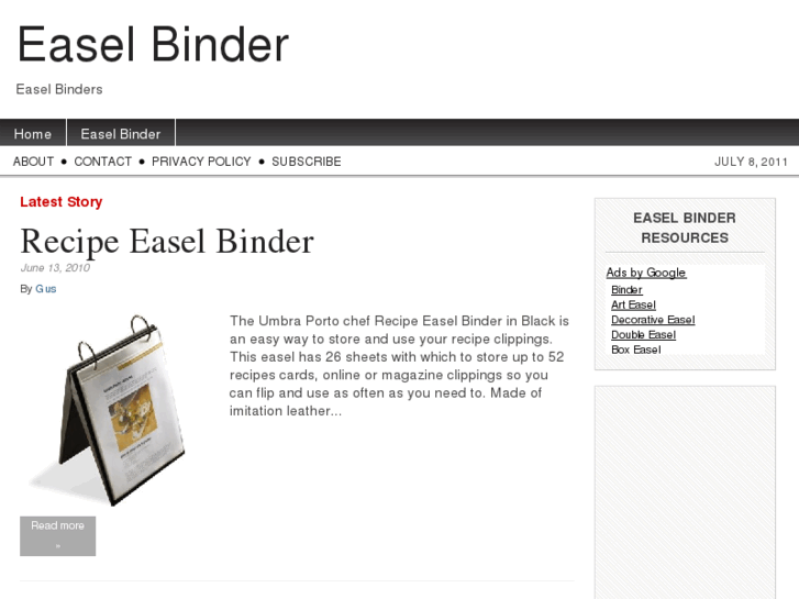 www.easelbinder.org