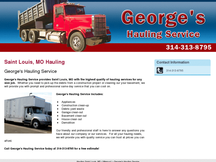 www.georgeshaulingservice.com